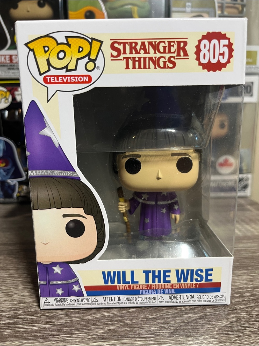 Funko Pop! Stranger Things Will the Wise Vinyl Figure - Purple, Black, Cream